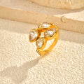Droplet Cocktail Ring