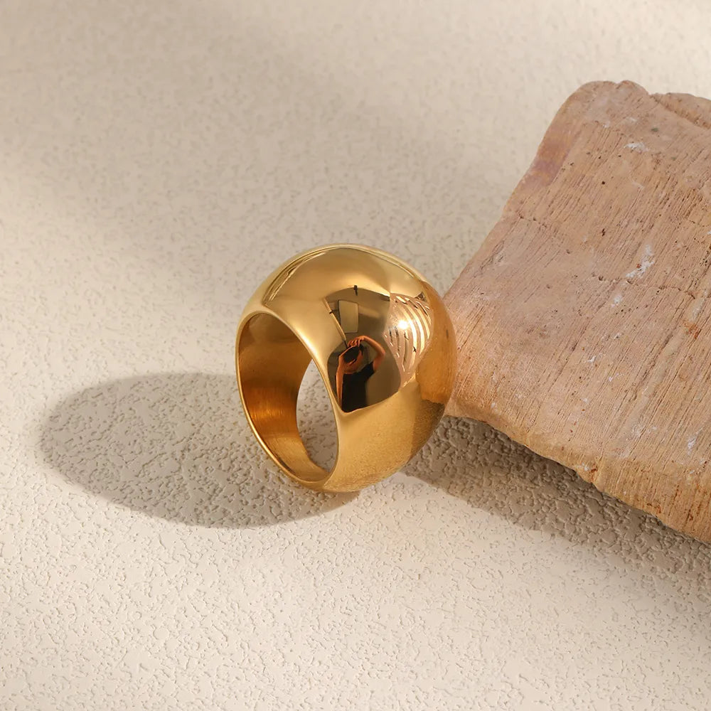 Gold Dome Ring