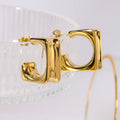 Zara Square Hoop Earrings - 18K Gold Plated